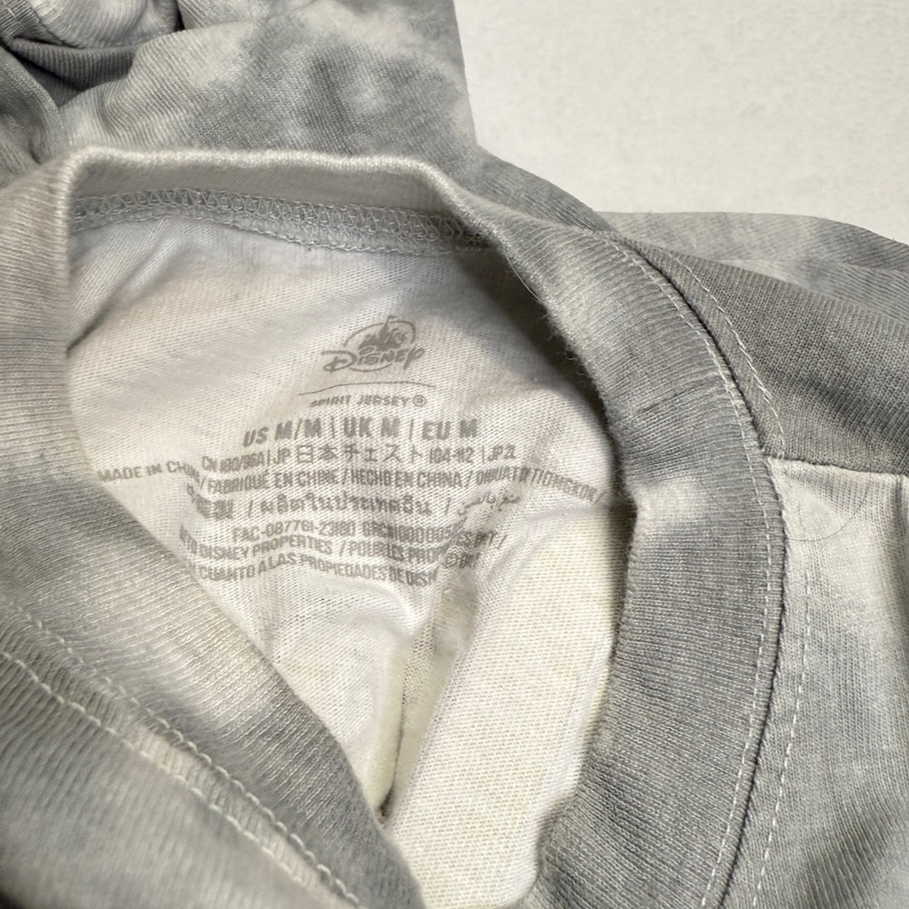 2024 Cinderella Disney Gray and Gold Sweatshirt Tie Dye - Picture 4 of 4